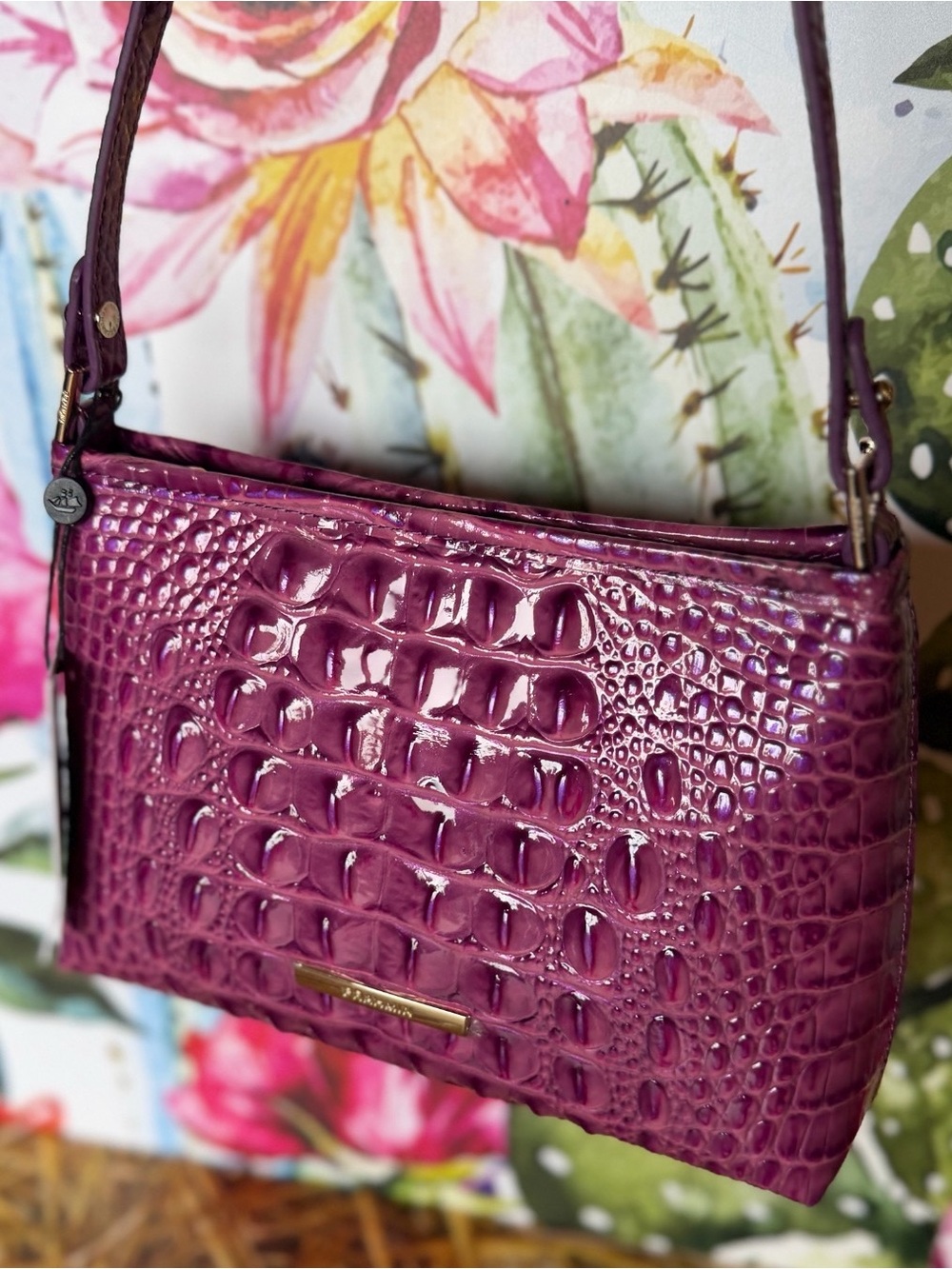 Brahmin Dewberry Lorelei NWT purple beauty Price firm - Picture 8 of 10